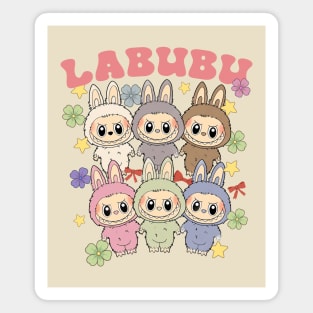 Labubu Shirt, Cute Kawaii Labubu Characters M4633 Magnet